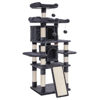 FEANDREA Macskafa, Nagy Macskatorony, 170 cm, Füstszürke PCT18GYZ