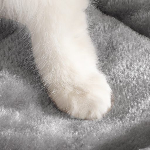 FEANDREA Macskafa, Macskatorony, Szélesített Fekhely Nagy Macskáknak, Világosszürke PCT51W