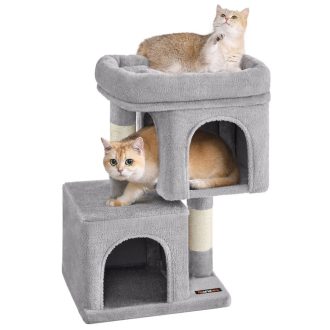 Feandrea Macskafa, 67 cm magas Macskatorony, S méret, Macskakondó 3 kg-ig terjedő kiscicáknak,