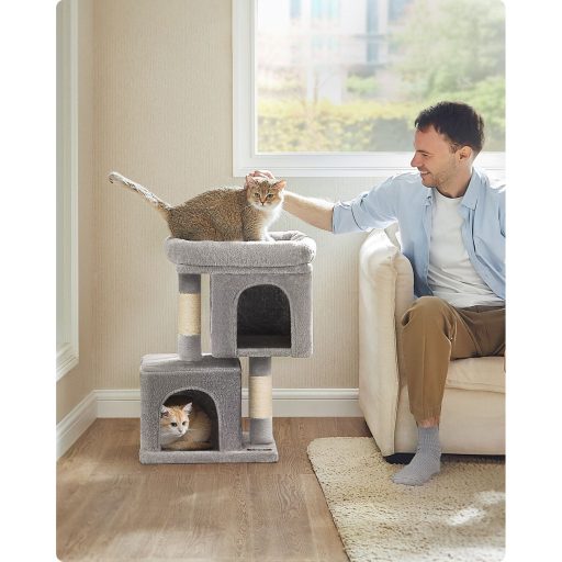 Feandrea Macskafa, 67 cm magas Macskatorony, S méret, Macskakondó 3 kg-ig terjedő kiscicáknak,