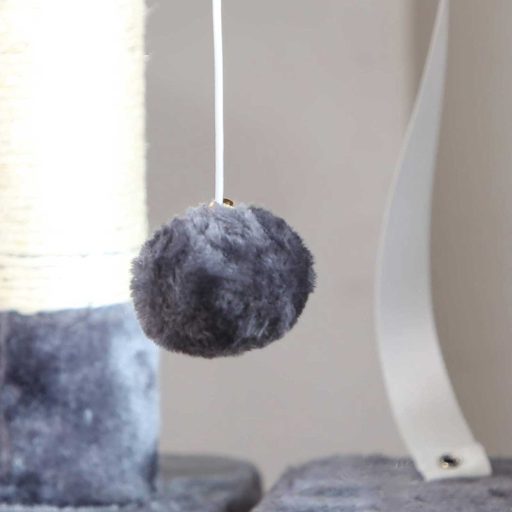 FEANDREA Macskafa, Macskakondó, Tevékenységi Központ, 120 cm, Világosszürke PCT80W