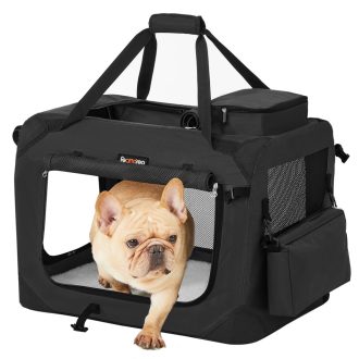 FEANDREA Hordozható Kisállat Táska, Összecsukható Szövet Kisállat Hordozó, M Méretű