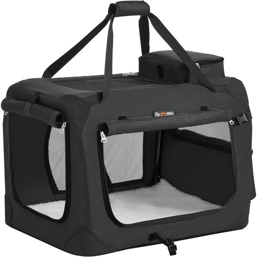 FEANDREA Hordozható Kisállat Táska, Összecsukható Szövet Kisállat Hordozó, M Méretű