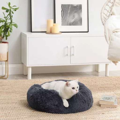 Kisállat fekhely macskának, kutyának, extra puha, 50cm