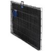 FEANDREA Kutya Ketrec, Összecsukható, 122 cm Hosszú, 2 Ajtós, XXL, Fekete PPD48H