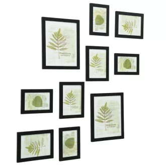 SONGMICS Képkeret Készlet 10 Darabos Fotókeret - Két 20 x 25 cm (8' x 10'), Négy 13 x 18 cm (5'